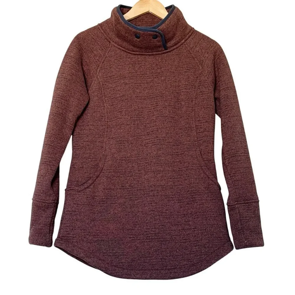 Prana Tri Thermal Threads Tunic in Clove NEW Women’s S 1966041